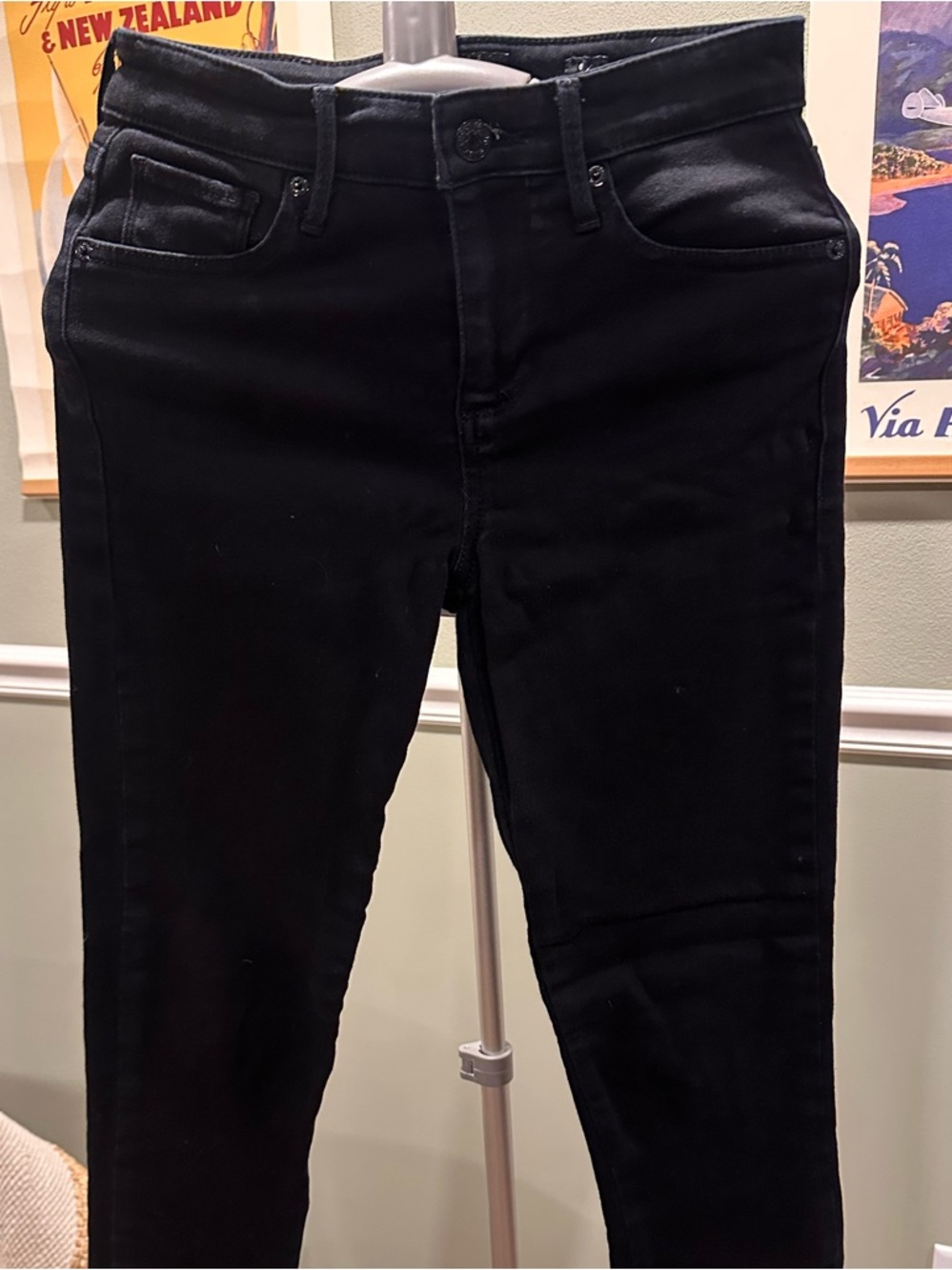Lucky Brand Black Skinny Jeans-Size 25